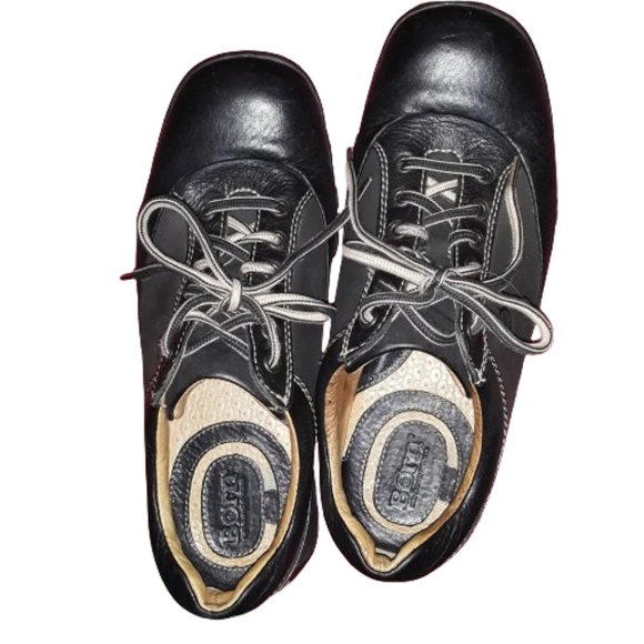 Born Men's Black Lace up Shoes Size 8 - Picture 10 of 12